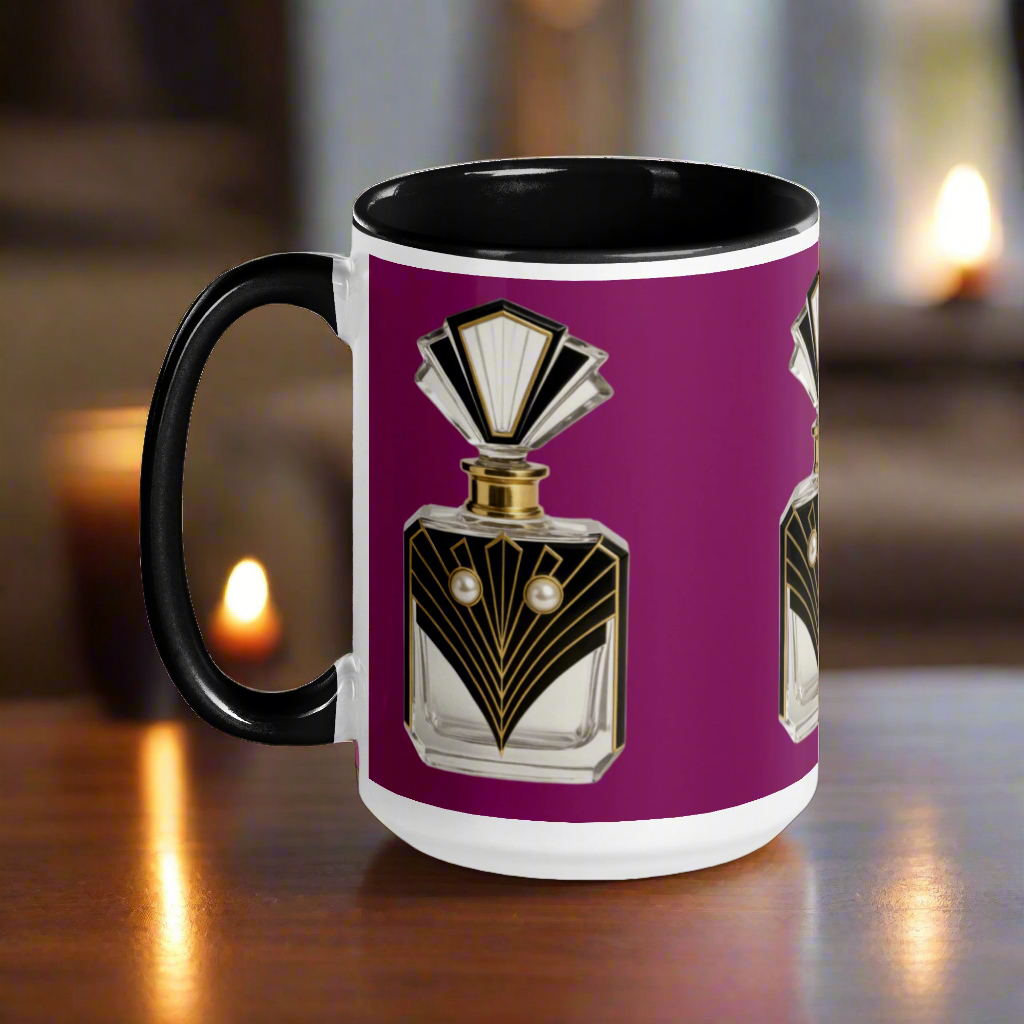 Art Deco perfume Mug - Hawk