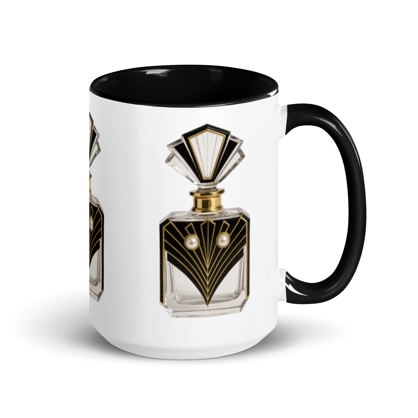 Art Deco perfume Mug - Hawk 15 oz White