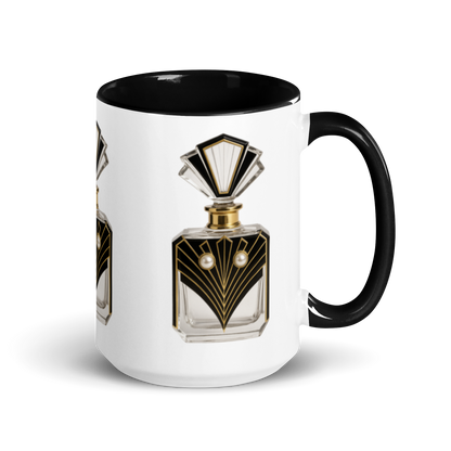 Art Deco perfume Mug - Hawk 15 oz White